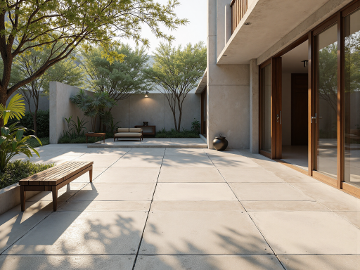 独栋别墅群落,花园庭院设计,现代简约建筑风格,绿树成荫的环境